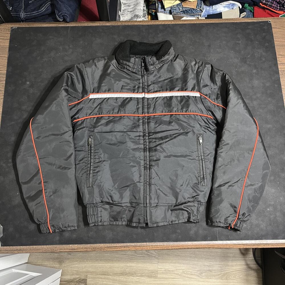 Vintage Harley-Davidson Jacket Men Small Talon Reflective USA Motorcycle AMG 70s